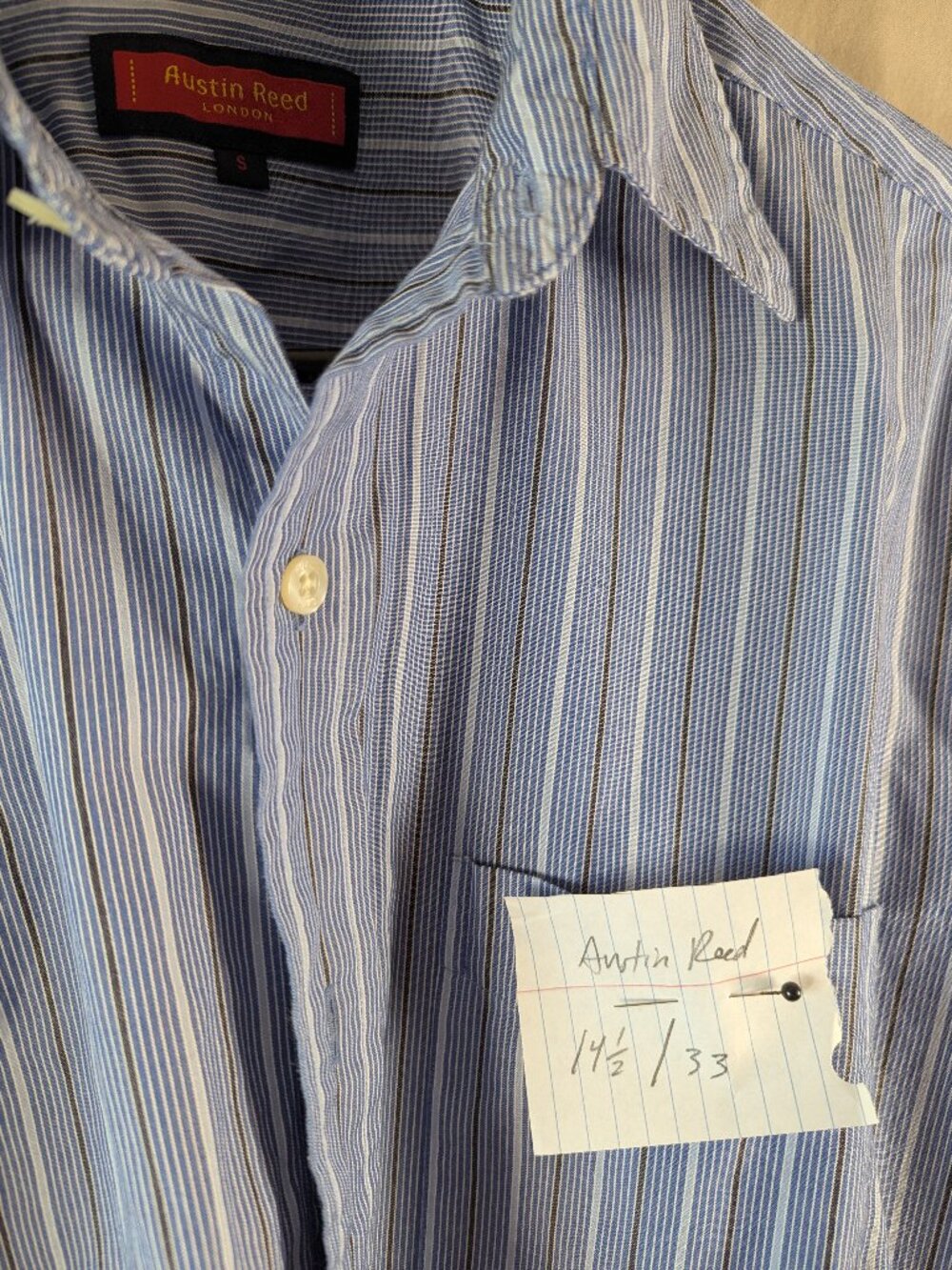 Austin Reed blue shirt - Picture 4 of 6